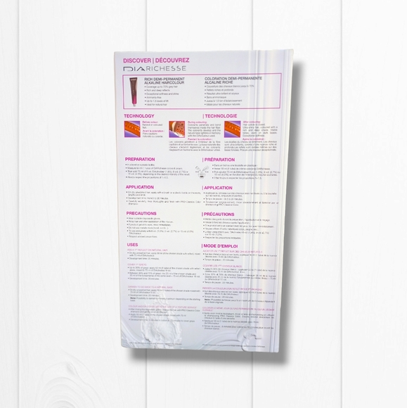 L'Oreal Professionnel DIARichesse 2 Tubes Ammonia-Free 8.3/8G Butterscotch - Picture 16 of 16